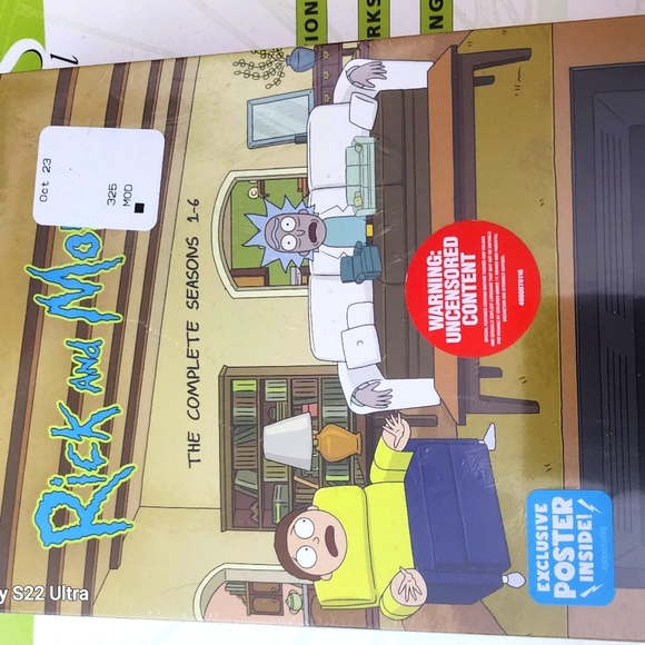 brand new rick and morty uncensored seasons 1-6 DVD box set with poster included - Picture 1 of 1